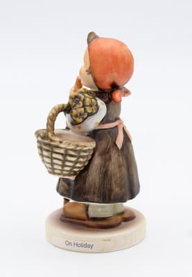 Hummel Goebel On Holiday West Germany Vintage Porcelain Figurine TMK6 - Thumbnail 5