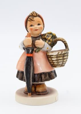Hummel Goebel On Holiday West Germany Vintage Porcelain Figurine TMK6 - Thumbnail 6