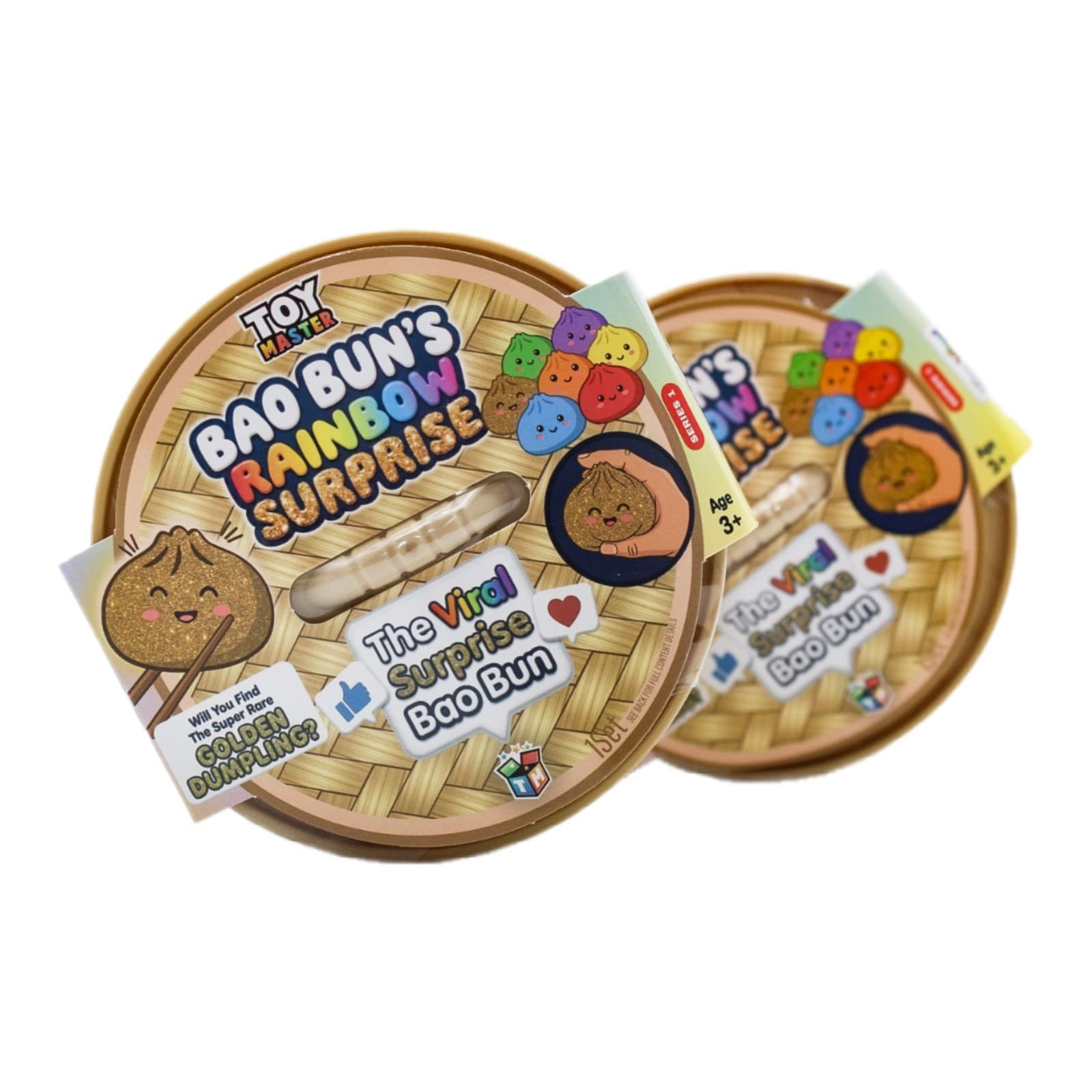Bao Bun's Rainbow Surprise Golden Series Squishy Dumpling Sealed Set Of 2 - Image 1