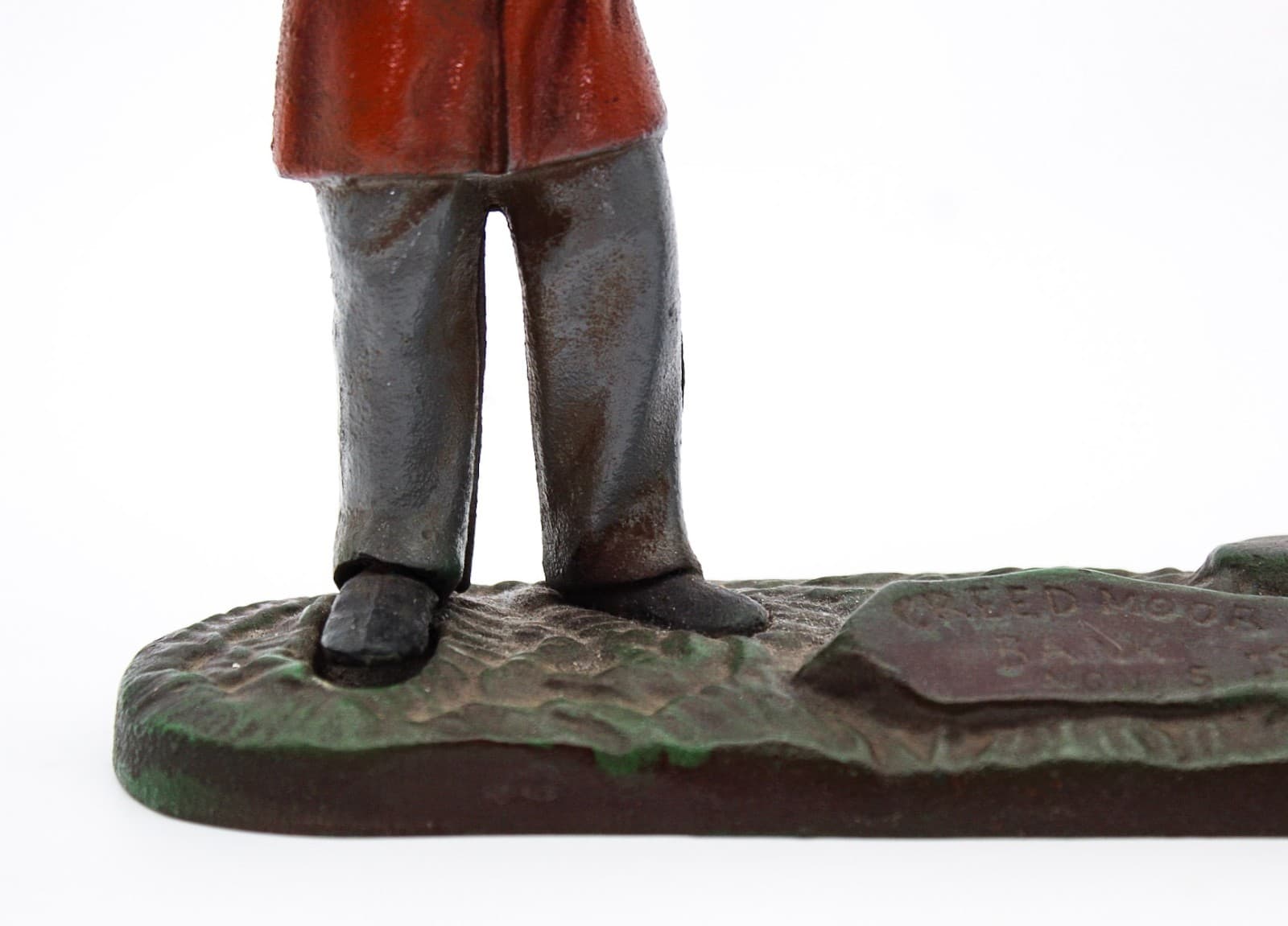 National Bank & Trust Co. The Book Of Knowledge Cast Iron Repro Coin Bank - Thumbnail 10