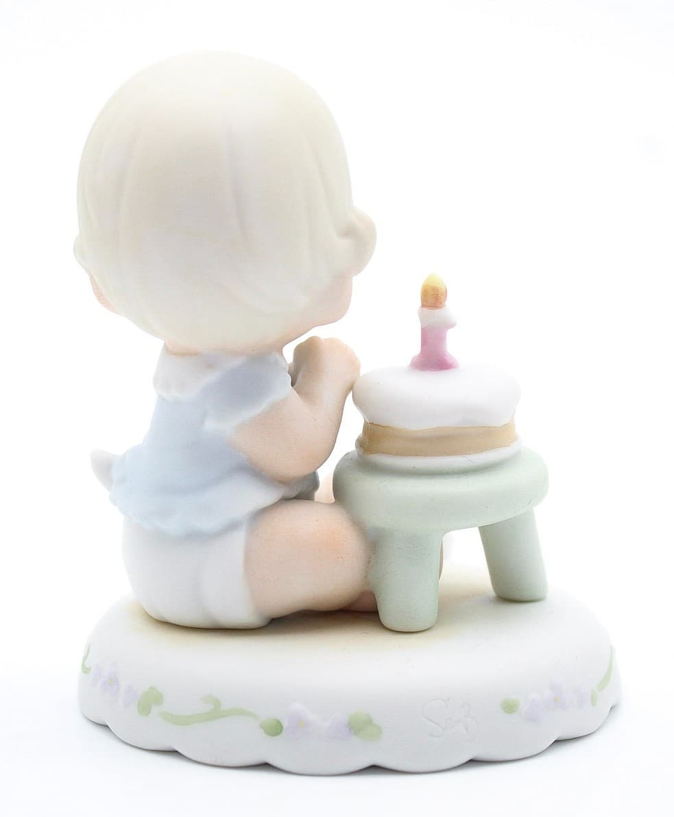 Precious Moments Growing In Grace, Age 1 Enesco Porcelain Figurine 1994 - Thumbnail 3