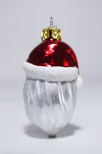 Vintage KURT S. ADLER KSA Small Santa Head Glass Christmas Holiday Ornament - Thumbnail 6