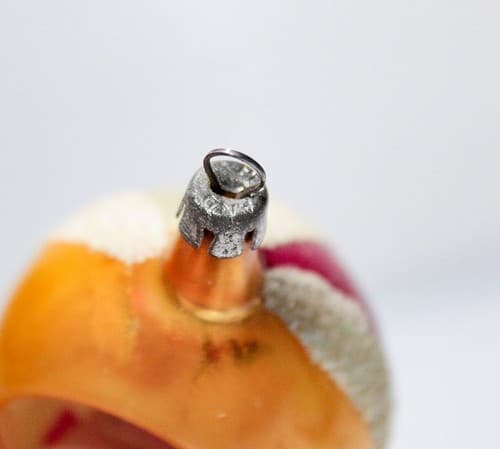 Vtg Poland Fantasia Teardrop Indent Yellow White Mica Glass Christmas Ornament - Thumbnail 4