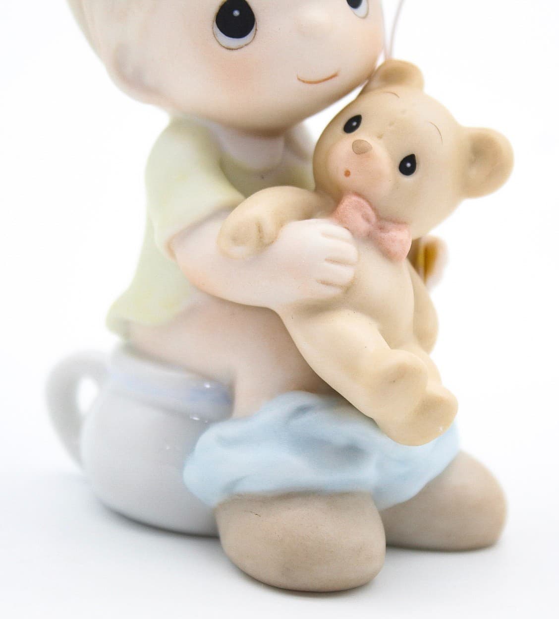 Precious Moments Potty Time Enesco Porcelain Figurine 1996 - Thumbnail 2