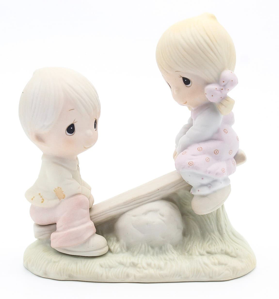 Precious Moments Love Lifted Me Enesco Porcelain Figurine 1977 - Thumbnail 7