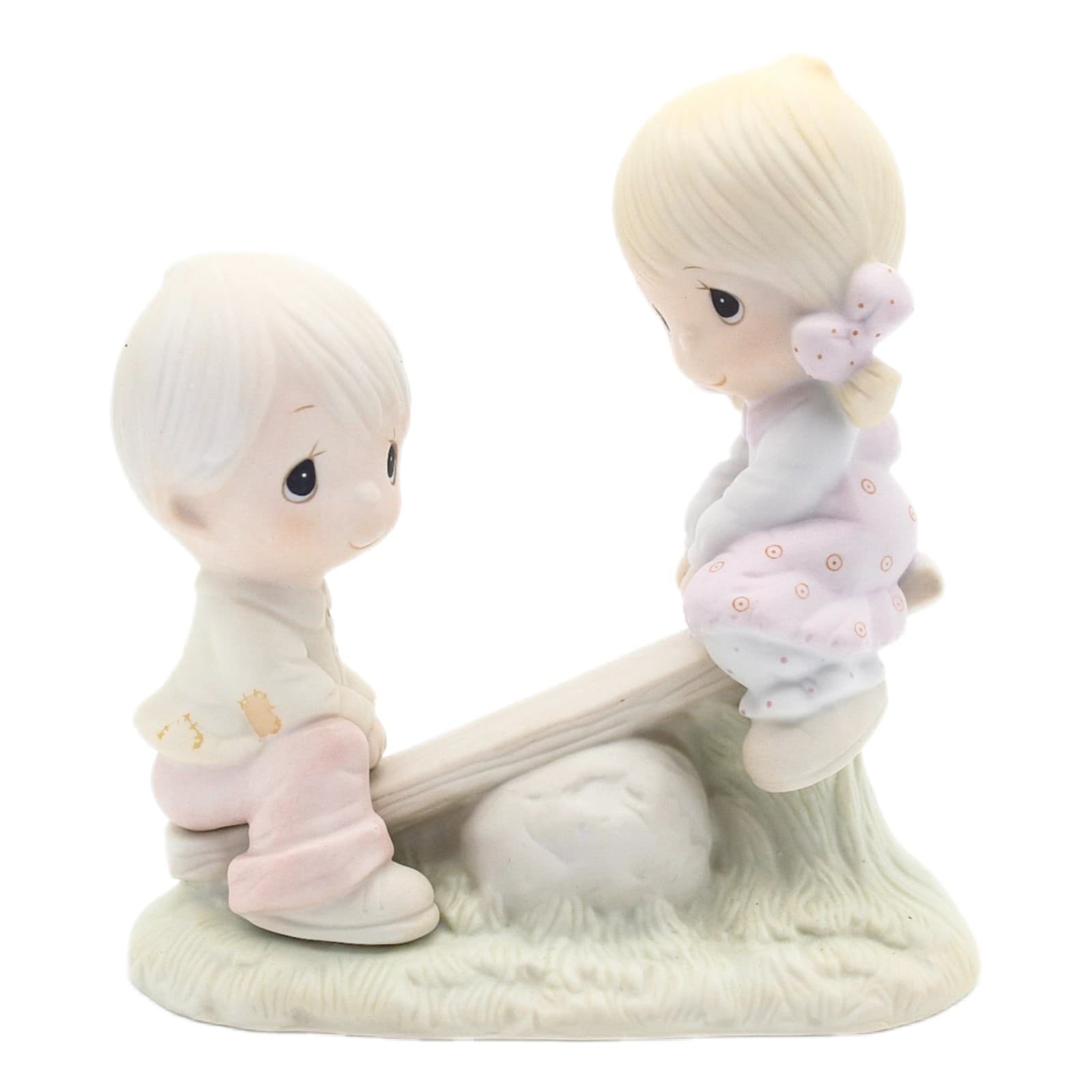 Precious Moments Love Lifted Me Enesco Porcelain Figurine 1977 - Image 1