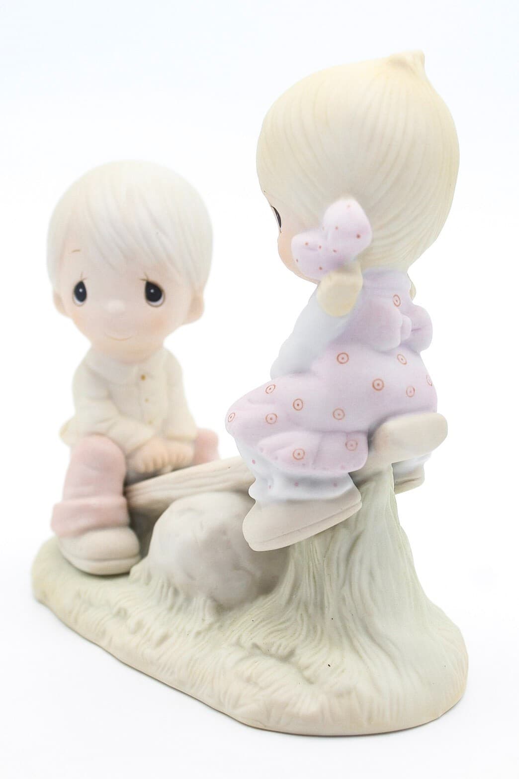 Precious Moments Love Lifted Me Enesco Porcelain Figurine 1977 - Thumbnail 3