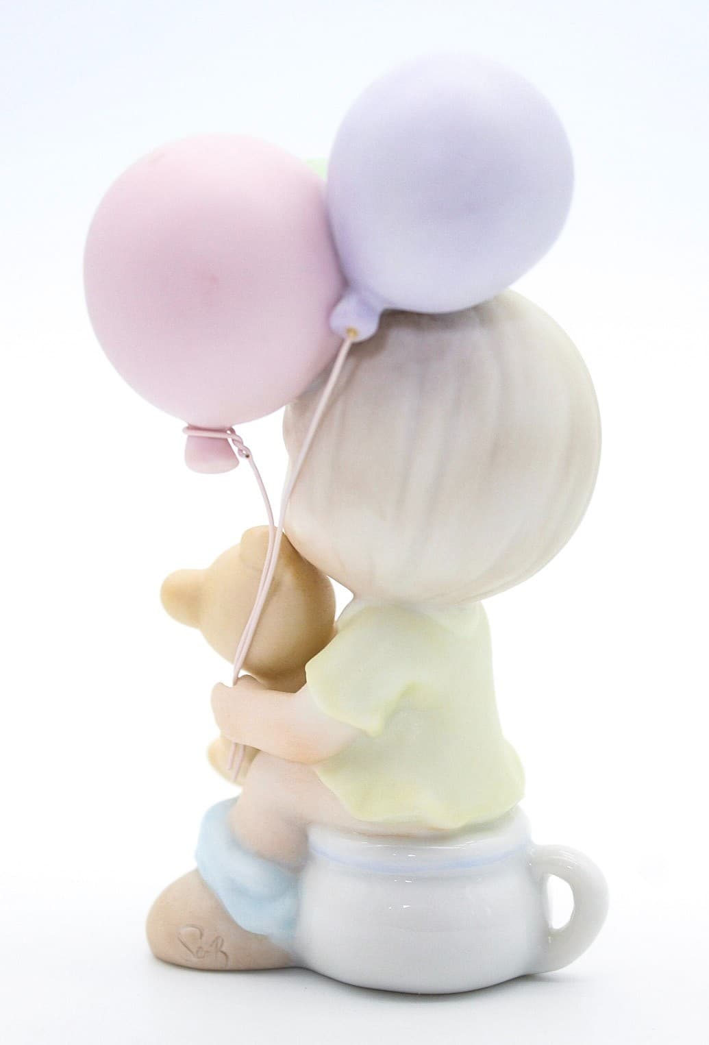 Precious Moments Potty Time Enesco Porcelain Figurine 1996 - Thumbnail 3