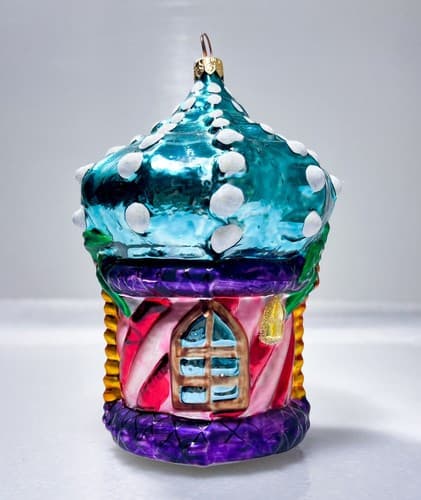 SUPER RARE CHRISTOPHER RADKO Alladin's Hideaway Christmas Glass Ornament - Thumbnail 7