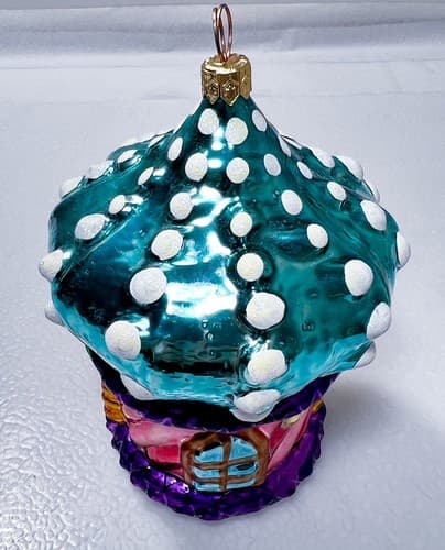 SUPER RARE CHRISTOPHER RADKO Alladin's Hideaway Christmas Glass Ornament - Thumbnail 3