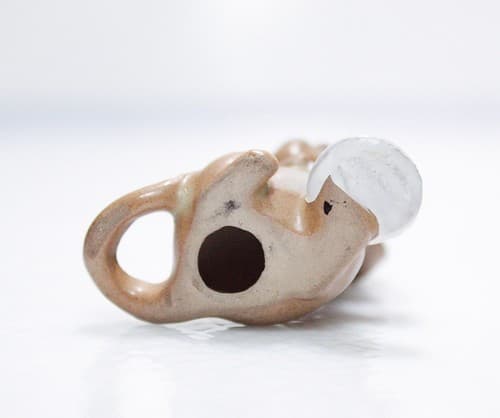 Vintage Rare JOSEF ORIGINALS Porcelain Mouse Spoon Dish Miniature Figurine - Thumbnail 6