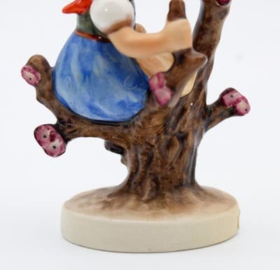 Hummel Goebel Apple Tree Girl West Germany Vintage Porcelain Figurine TMK5 - Thumbnail 3