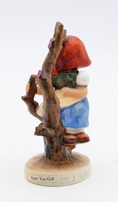 Hummel Goebel Apple Tree Girl West Germany Vintage Porcelain Figurine TMK5 - Thumbnail 4