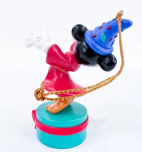 Vintage Disney Grolier Magic Mickey Mouse Fantasia Christmas Ornament - Thumbnail 2