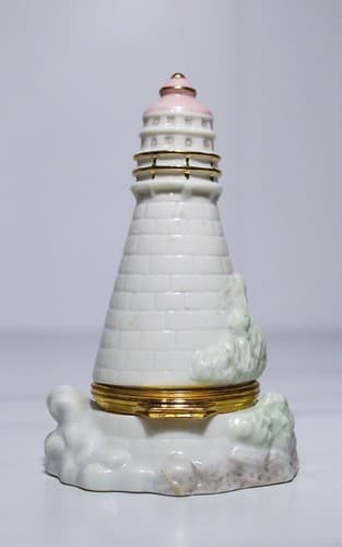 Vintage LENOX "The Light in the Harbor" Porcelain Trinket Box in Box w/ Charm - Thumbnail 8