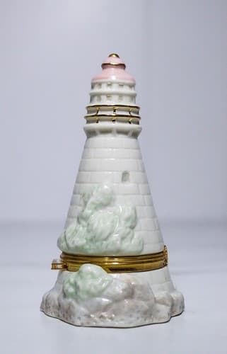 Vintage LENOX "The Light in the Harbor" Porcelain Trinket Box in Box w/ Charm - Thumbnail 7
