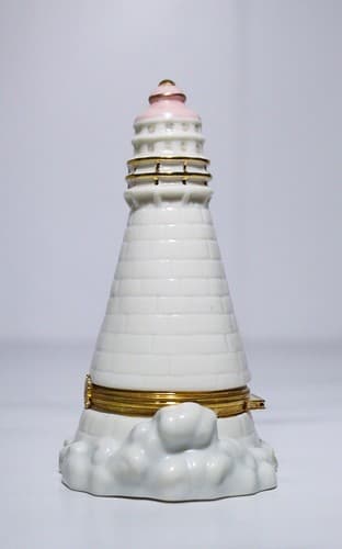 Vintage LENOX "The Light in the Harbor" Porcelain Trinket Box in Box w/ Charm - Thumbnail 9