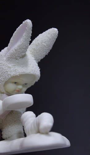 Vintage DEPARTMENT 56 Porcelain Snowbabies "You're As Cute As a Bug" Figurine - Thumbnail 5