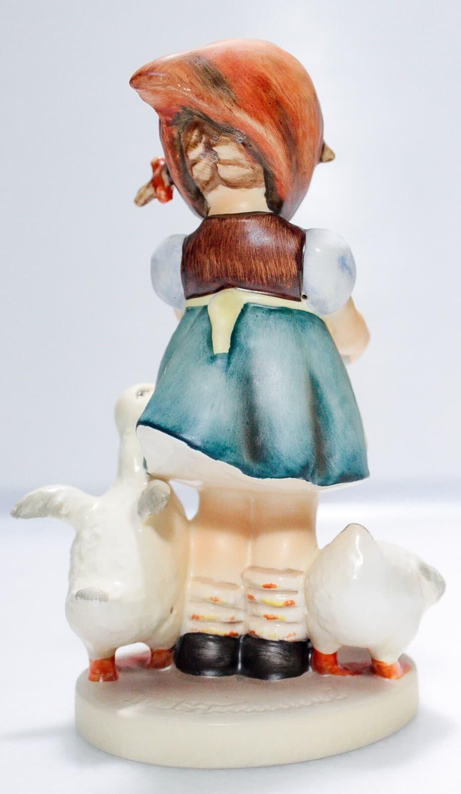 GOEBEL HUMMEL Germany "Be Patient" Hand Painted Porcelain Figurine TMK6 - Thumbnail 5