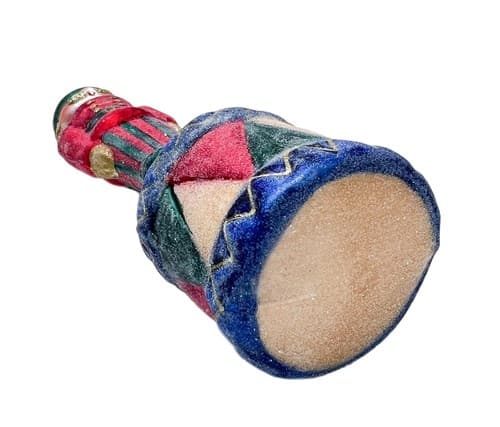 CHRISTOPHER RADKO Retired "Drum Cracker" Soldier Glass Christmas Ornament 8" - Thumbnail 8