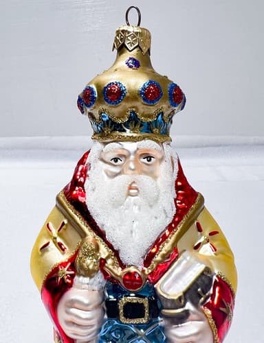 Vintage Kurt Adler Polonaise 1998 "Alexis" Christmas Glass Ornament - Thumbnail 2
