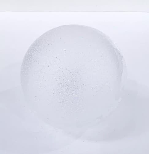 Vintage Dept. 56 Czech Winter Forest Clear Blown Glass Christmas Ornament - Thumbnail 4