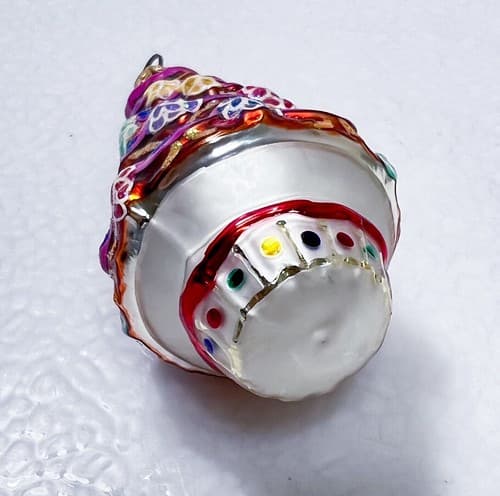 CHRISTOPHER RADKO Gingerbread Tree Gem Blown Glass Christmas Ornament - Thumbnail 4