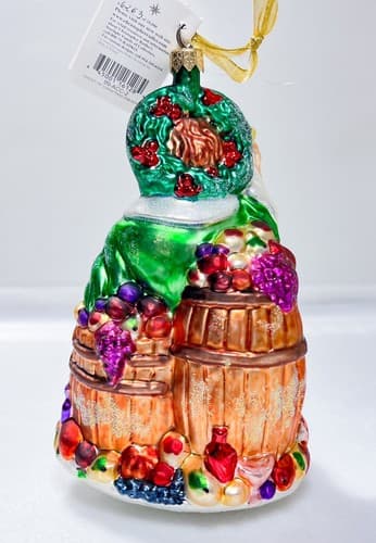 CHRISTOPHER RADKO "Ghost of Christmas Presents" Glass Ornament w/ Tag - Thumbnail 5