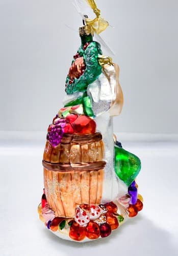 CHRISTOPHER RADKO "Ghost of Christmas Presents" Glass Ornament w/ Tag - Thumbnail 6