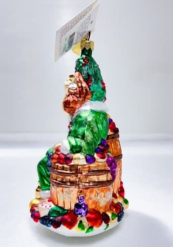 CHRISTOPHER RADKO "Ghost of Christmas Presents" Glass Ornament w/ Tag - Thumbnail 4