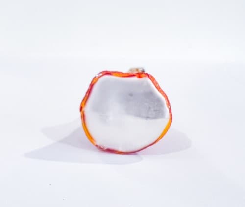 Rare Vintage Radko Little Gem Red Angel Blown Glass Ornament w/Tag - Thumbnail 4