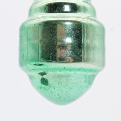 Vintage SHINY BRITE Green Lantern Motif Glass Christmas Ornament - Thumbnail 3