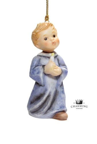Berta Hummel Goebel 2001 "Our Savior's Birth" Porcelain Christmas Ornament - Image 1