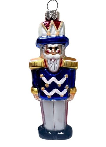 CHRISTOPHER RADKO " Itty Bitty Cracker" Nutcracker Christmas Glass Ornament - Image 1