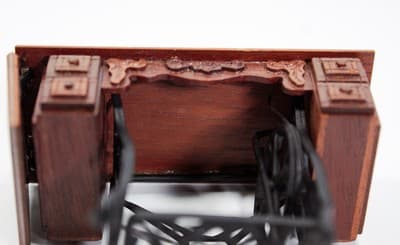 Vintage Miniature Dollhouse Iowa Sewing Machine Wood 1:12 - Thumbnail 6