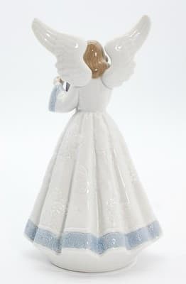 Vintage LLADRO Made In Spain "Heavenly Harpist"Limited Edition Porcelain Figure - Thumbnail 5