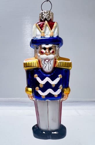 CHRISTOPHER RADKO " Itty Bitty Cracker" Nutcracker Christmas Glass Ornament - Thumbnail 8