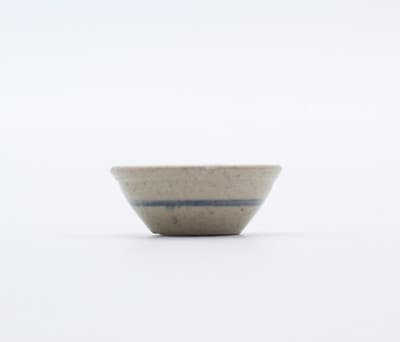 Vtg Artisan JANE GRABER Miniature Dollhouse Stoneware Hand Painted Pottery Bowl - Thumbnail 2