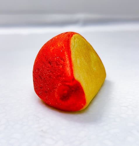 Vintage Germany Orange Fruit Wedge Christmas Glass Ornament - Thumbnail 5