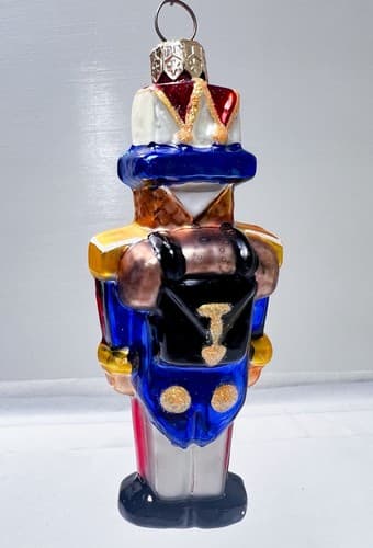 CHRISTOPHER RADKO " Itty Bitty Cracker" Nutcracker Christmas Glass Ornament - Thumbnail 3