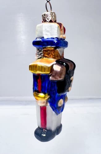 CHRISTOPHER RADKO " Itty Bitty Cracker" Nutcracker Christmas Glass Ornament - Thumbnail 6