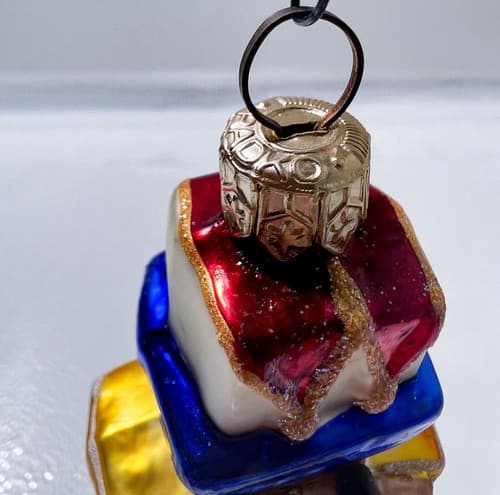 CHRISTOPHER RADKO " Itty Bitty Cracker" Nutcracker Christmas Glass Ornament - Thumbnail 4