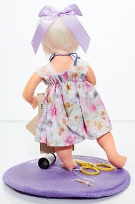 Vintage ANNALE MOBILITEE "Mending My Teddy Logo" Artisan Doll 7" NWT - Thumbnail 7