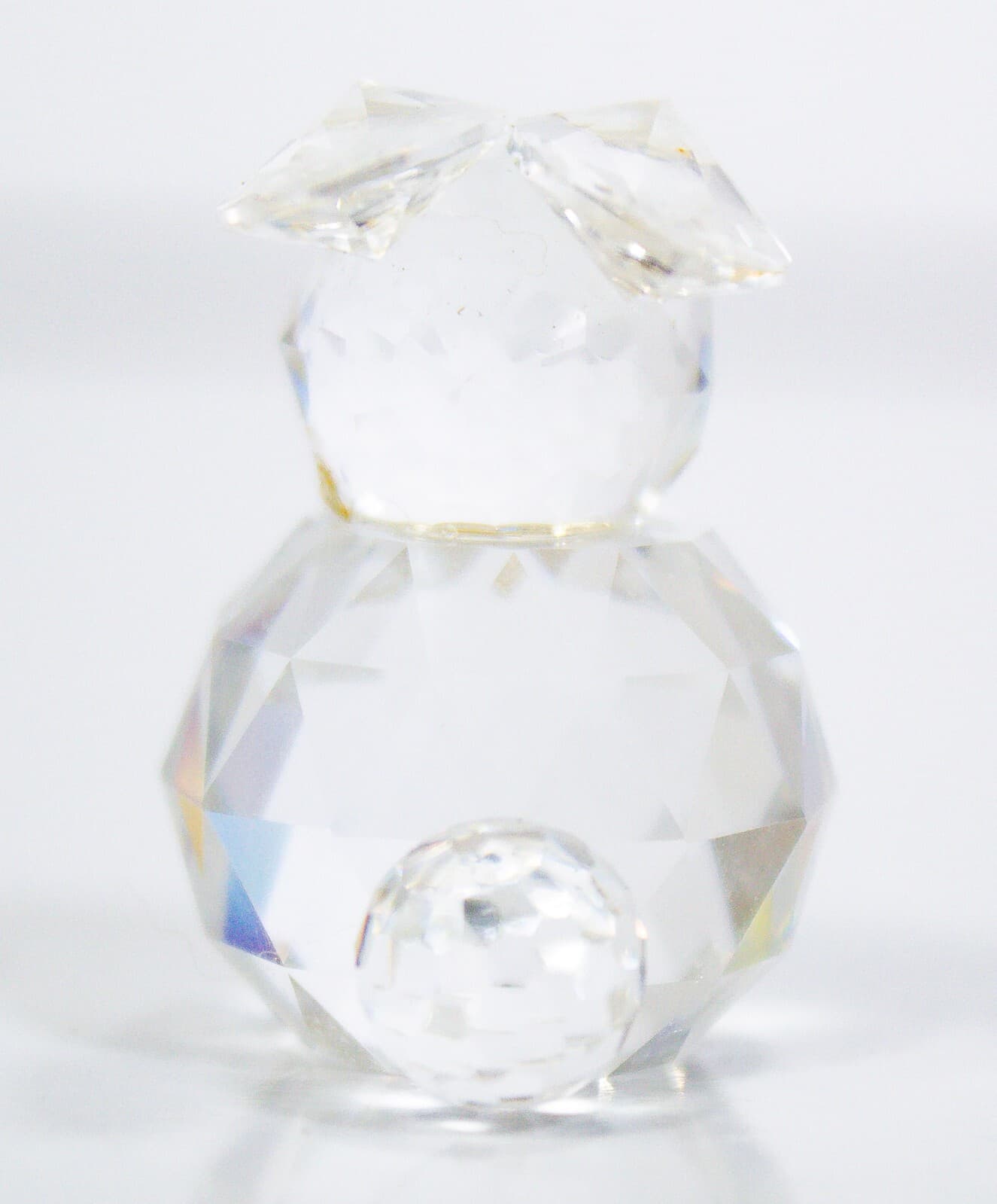 Vintage SWAROVSKI Retired Clear Crystal Baby Rabbit Figurine - Thumbnail 3