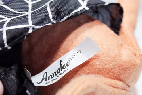 Vintage 2012 ANNALEE Mobilitee SPIDER WEB WITCH MOUSE Halloween Artisan Doll 9" - Thumbnail 7