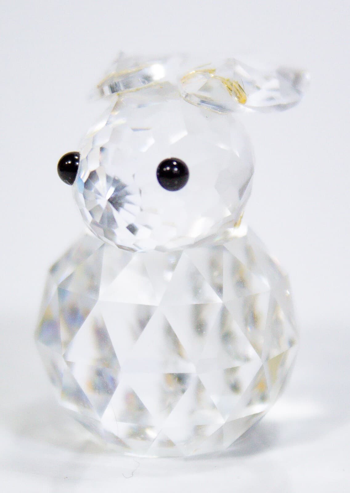Vintage SWAROVSKI Retired Clear Crystal Baby Rabbit Figurine - Thumbnail 4