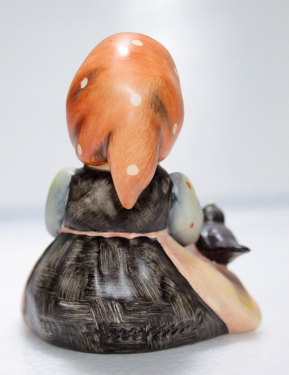 GOEBEL HUMMEL Germany "Happy Pastime" Hand Painted Porcelain Figurine TMK7 - Thumbnail 4