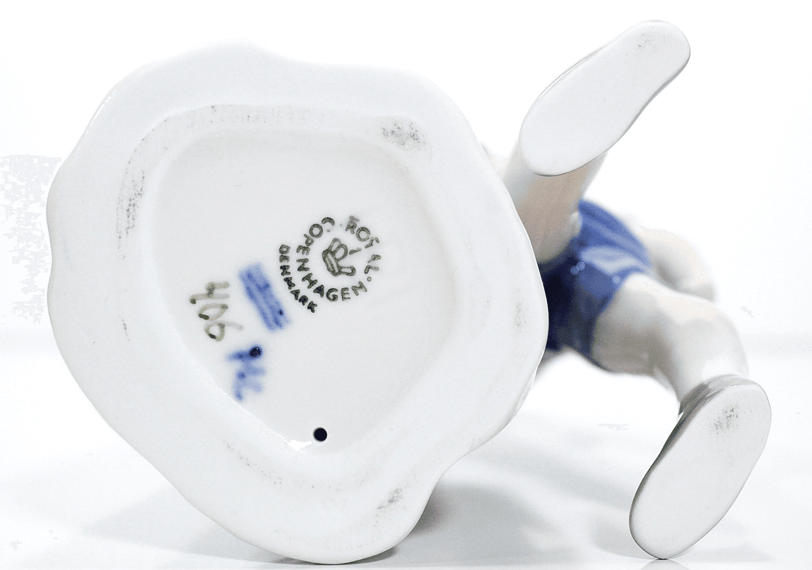ROYAL COPENHAGEN Denmark "Love Refused" #406 Boy & Girl Porcelain Figurine - Thumbnail 4