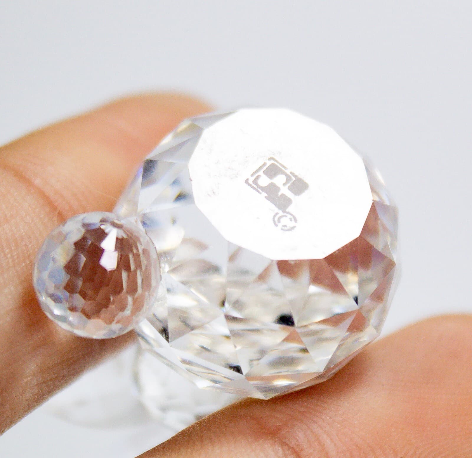 Vintage SWAROVSKI Retired Clear Crystal Baby Rabbit Figurine - Thumbnail 6