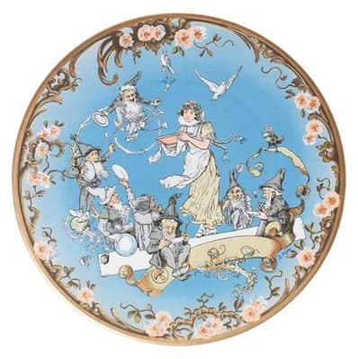 VILLEROY & BOCH Germany Disney Snow White & The 7 Dwarfs Porcelain Wall Plate - Image 1